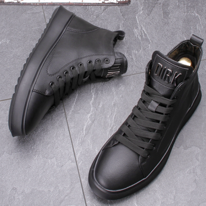 HIGH-TOP LACE-UP SNEAKERS I-0187