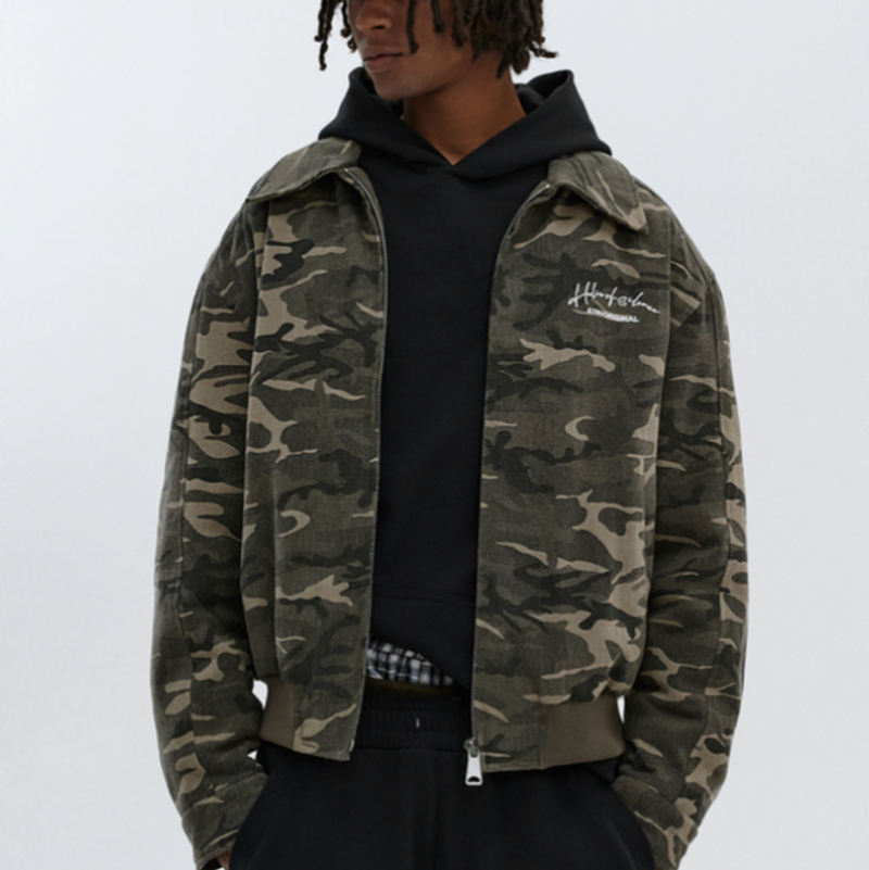 CAMOUFLAGE TRACKER JACKET I-0072