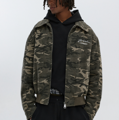 CAMOUFLAGE TRACKER JACKET I-0072