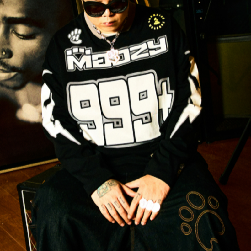 RETRO HOCKEY JERSEY SWEATSHIRT I-0198