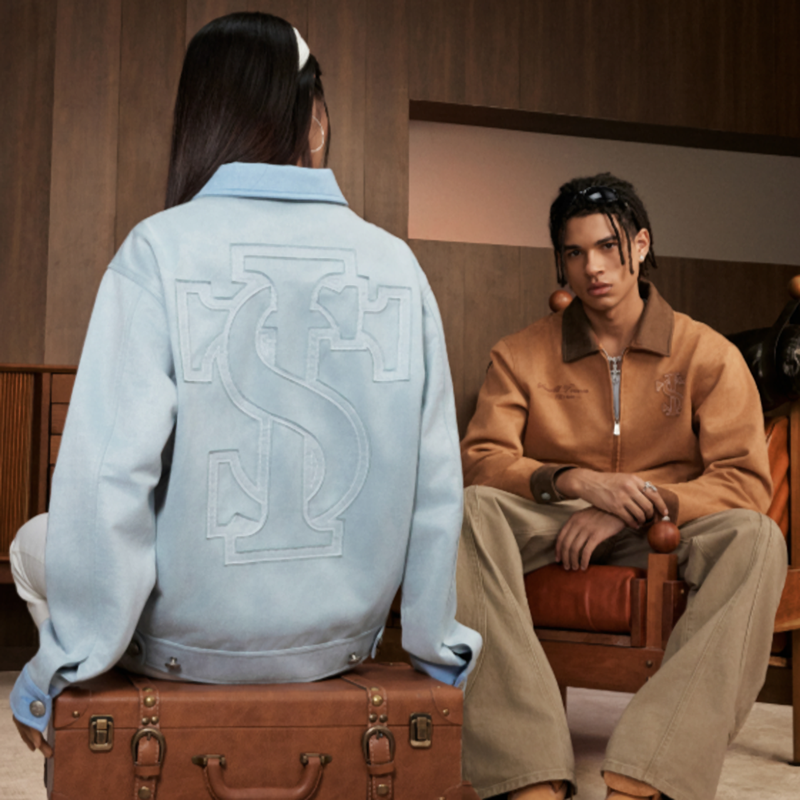 FAUX SUEDE PATCHWORK JACKET I-0051