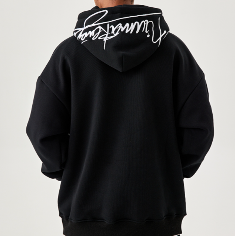 EMBROIDERED HEAVYWEIGHT HOODIE I-0064