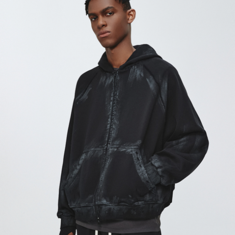 DESTRUCTION PRINT HOODIE I-0074