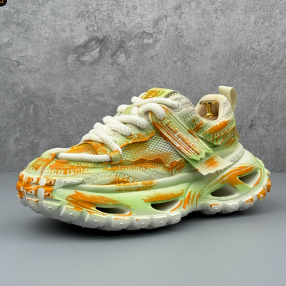 BREATHABLE MESH POP COLOR SHOES I-0223