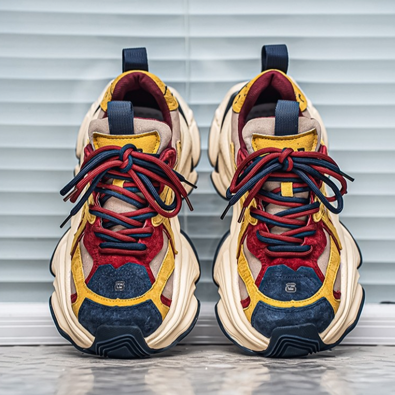 RETRO LUXE CASUAL SNEAKERS I-0217