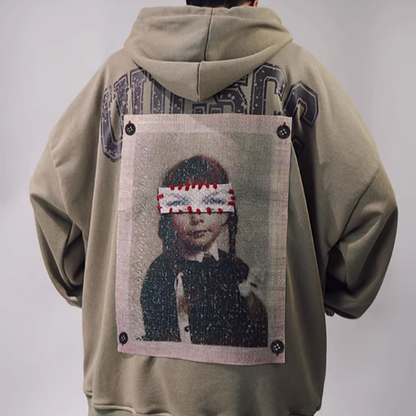 RETRO HIP-HOP HOODED SWEATSHIRT I-0149