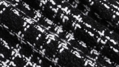 PLAID LEATHER SHIRT JACKET I-0086