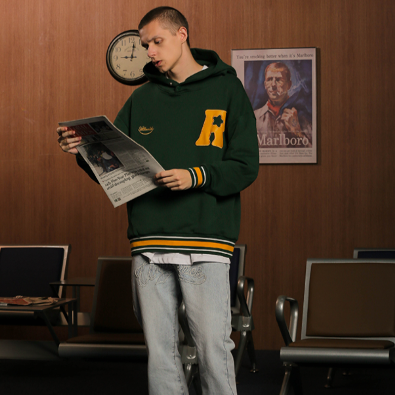 RETRO HOODIE PULLOVER I-0002