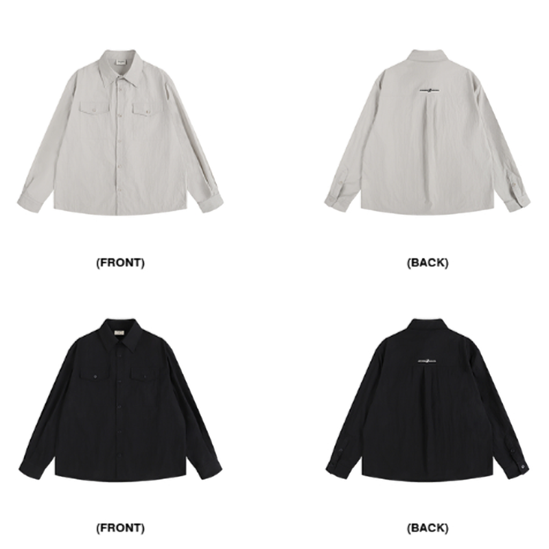 PEPLUM LONG SLEEVE SHIRT I-0093