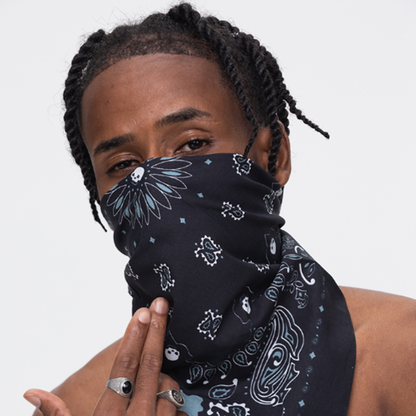 FLORAL BANDANA SCARF I-0008