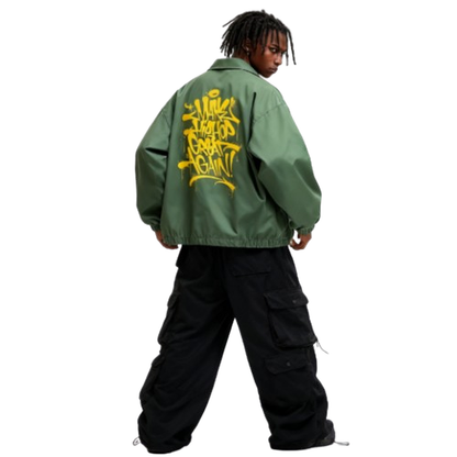 RETRO HIP-HOP COACH JACKET I-0107