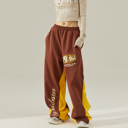 COLORFUL WIDE-LEG JAZZ PANTS I-0098