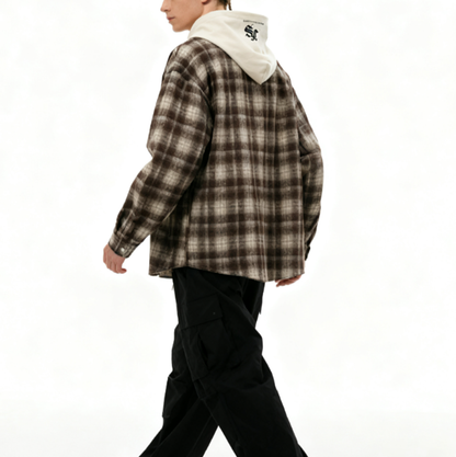 FUNKY BBOY HOODED SHIRT I-0175