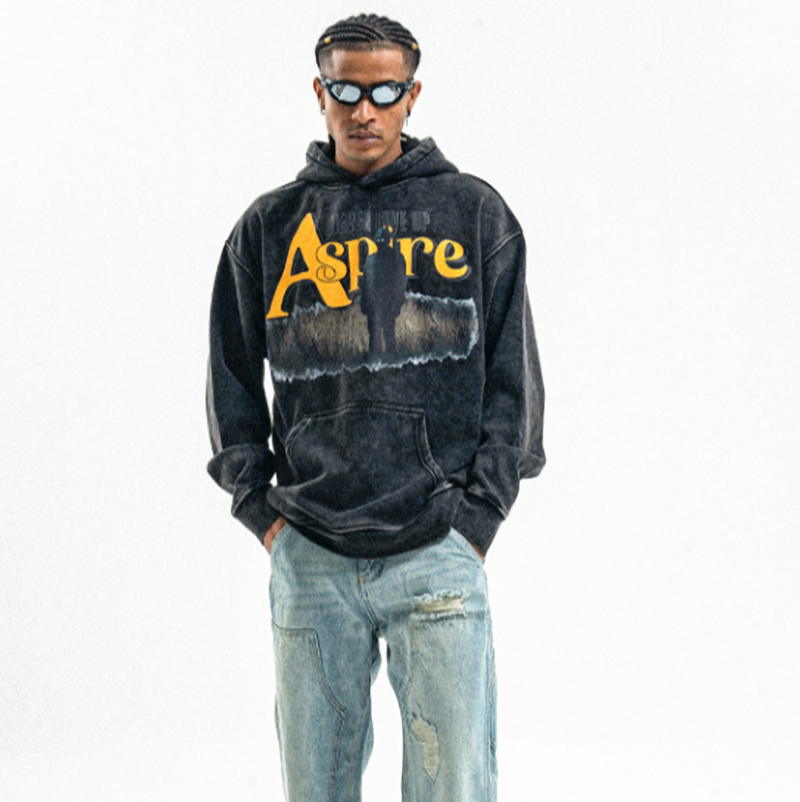 RETRO HOODIE SWEATSHIRT I-0163