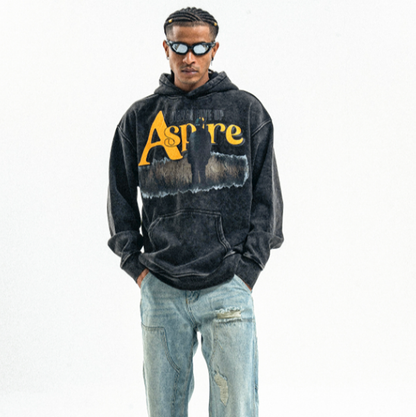 RETRO HOODIE SWEATSHIRT I-0163