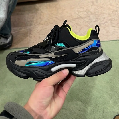 ELEVATED MESH CASUAL SNEAKERS I-0249