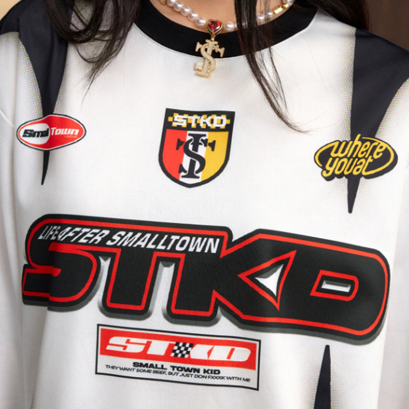 VINTAGE BIKER LONG SLEEVE TEE I-0052