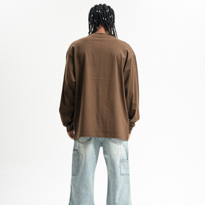 UNISEX COZY COTTON LONG SLEEVE TEE I-0158