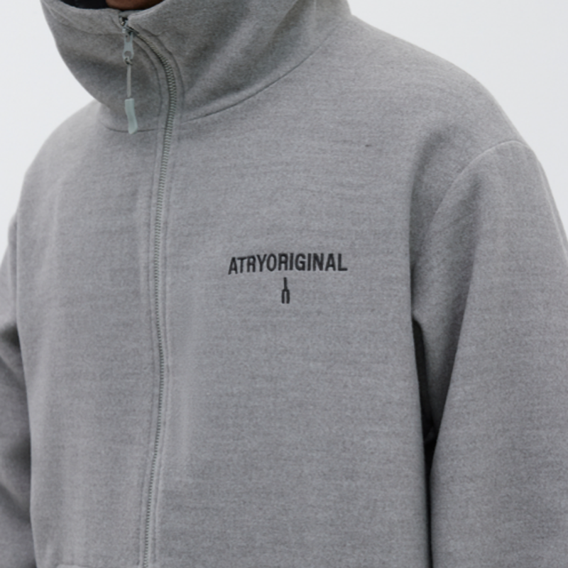 HEAVYWEIGHT TWEED HOODIE JACKET I-0077