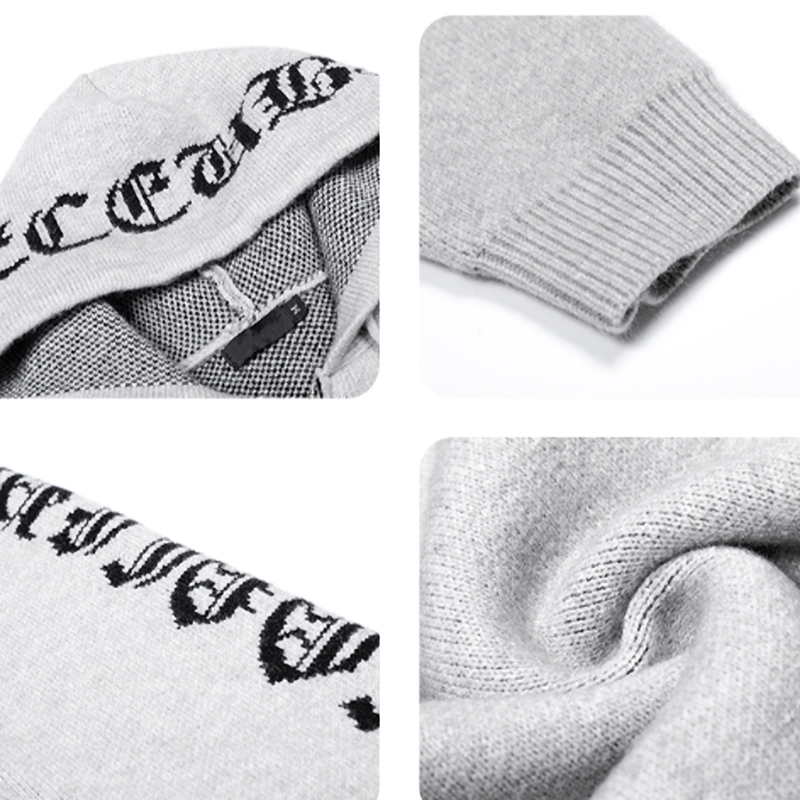 GOTHIC JACQUARD CARDIGAN I-0183