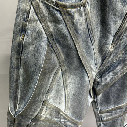 VINTAGE GANGSTER WIDE-LEG PANTS I-0150