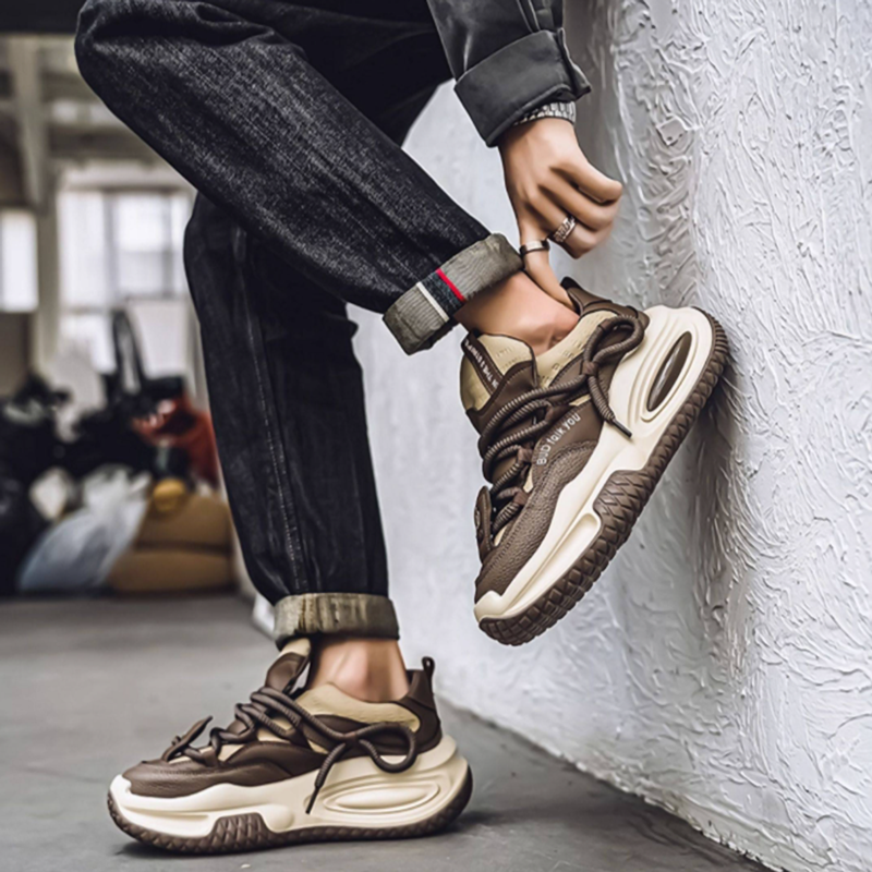 STYLISH THICK-BOTTOM SNEAKERS I-0207