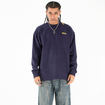 HEAVYWEIGHT COTTON LONG SLEEVE TEE I-0162