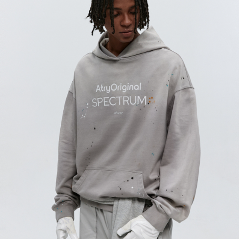 RETRO INK WASH HOODIE I-0068