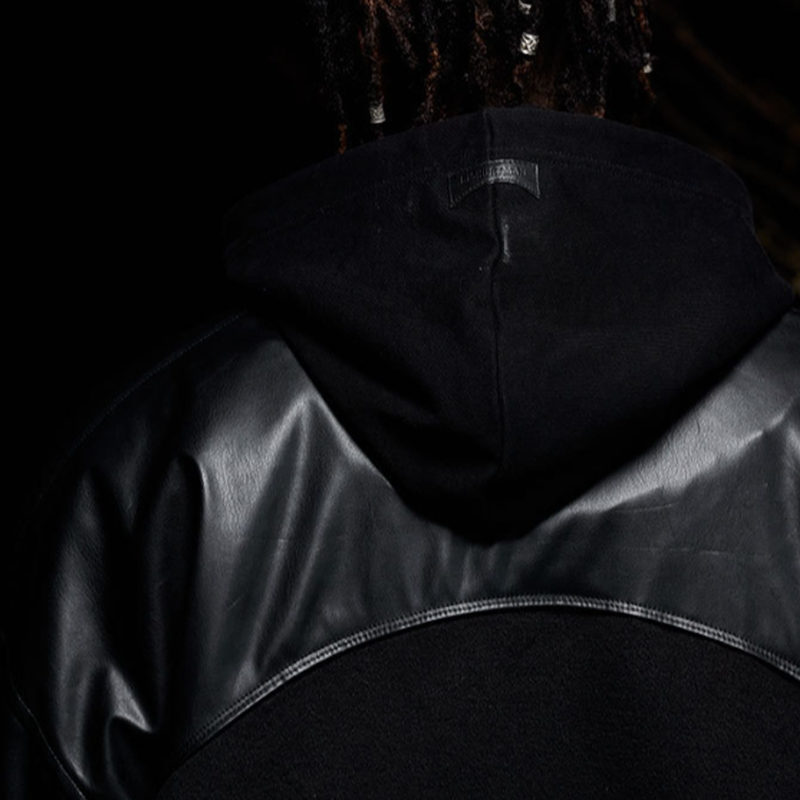 TWEED BIKER JACKET I-0056