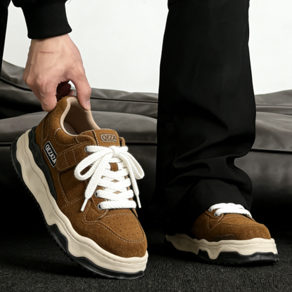RETRO THICK SOLE CASUAL SHOES I-0241