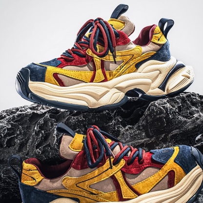 RETRO LUXE CASUAL SNEAKERS I-0217