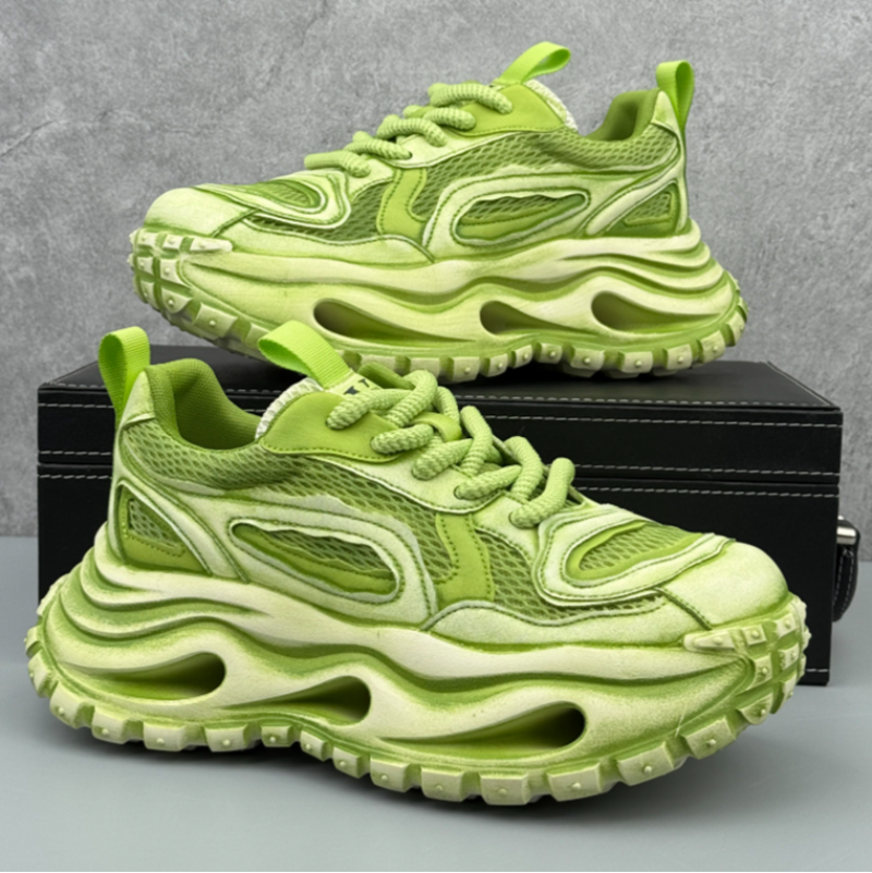 RETRO THICK SOLE SNEAKERS I-0230
