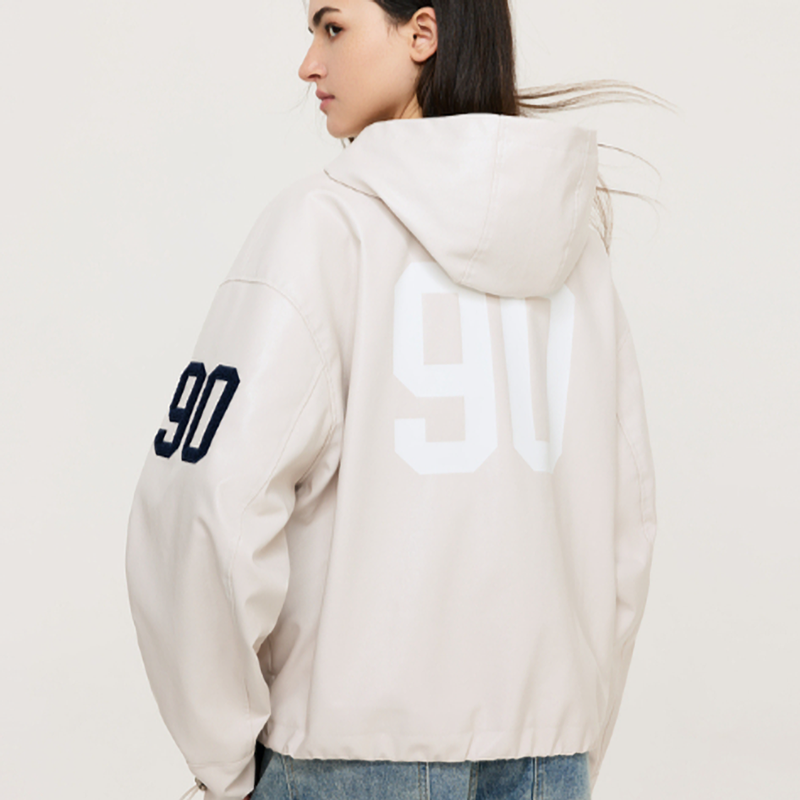 RETRO EMBROIDERED HOODED JACKET I-0076