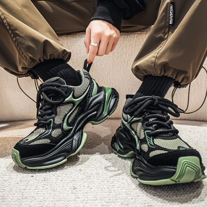 MESH HEIGHTENING SPORTS SHOES I-0216