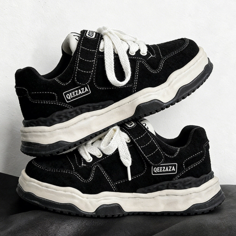 RETRO THICK SOLE CASUAL SHOES I-0241
