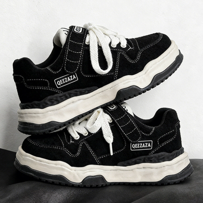 RETRO THICK SOLE CASUAL SHOES I-0241