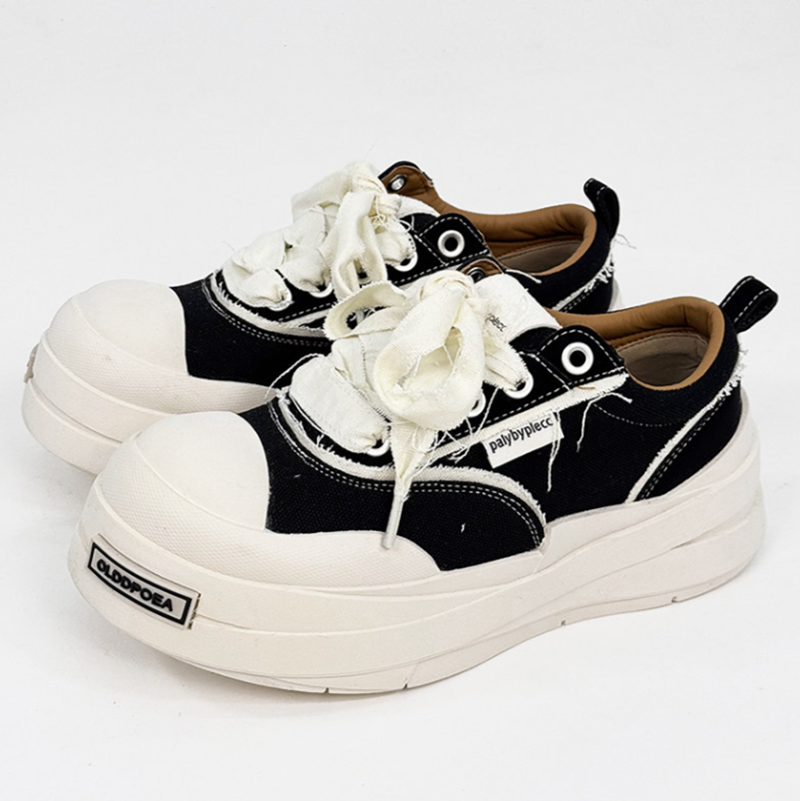RETRO CANVAS PLATE SHOES I-0228