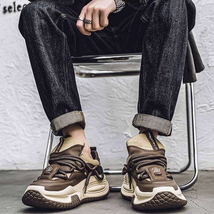 STYLISH THICK-BOTTOM SNEAKERS I-0207