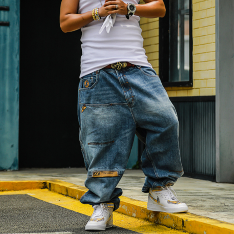 HEAVY WASH HIP-HOP JEANS I-0133