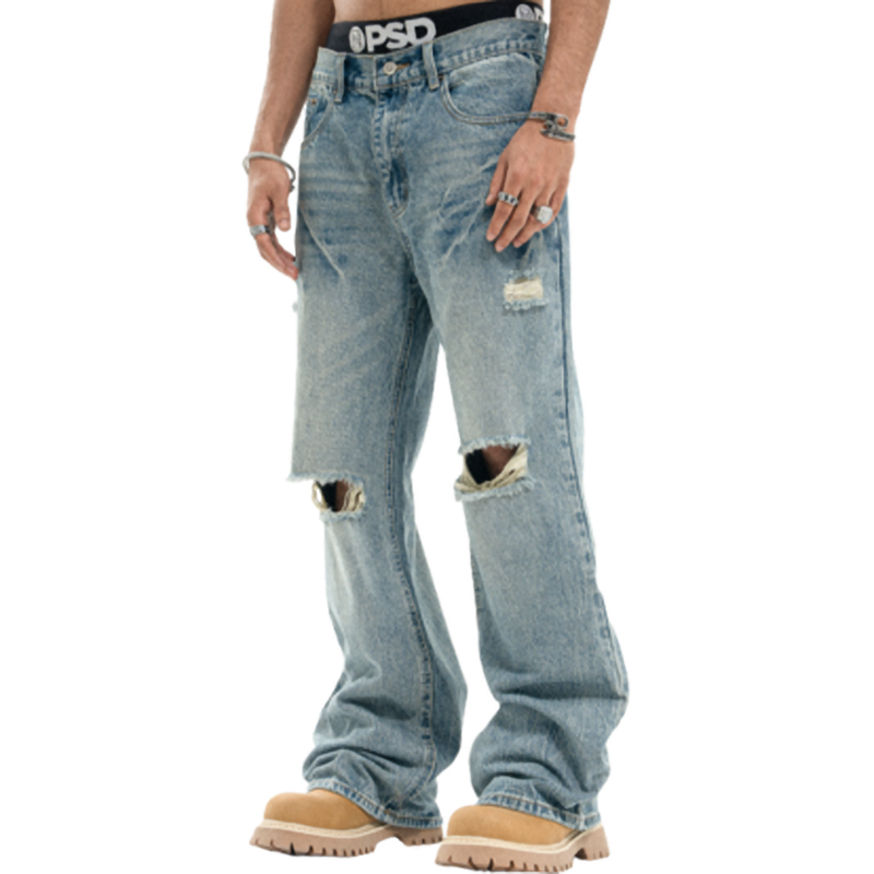 VINTAGE DISTRESSED JEANS I-0017