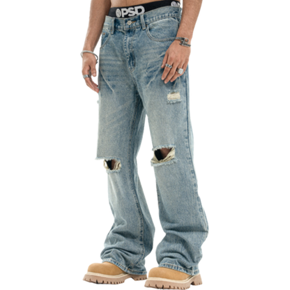 VINTAGE DISTRESSED JEANS I-0017