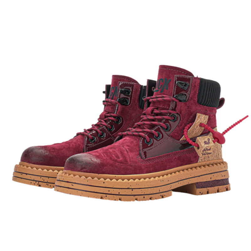 RETRO THICK-BOTTOM BOOTS I-0037