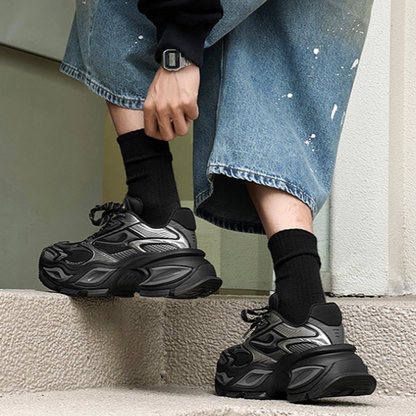 BLACK WARRIOR MESH SNEAKERS I-0038