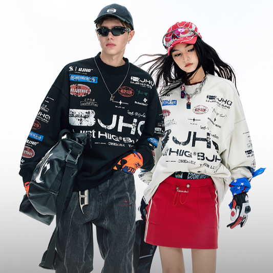 CASUAL OVERSIZED SWEATSHIRT I-0178