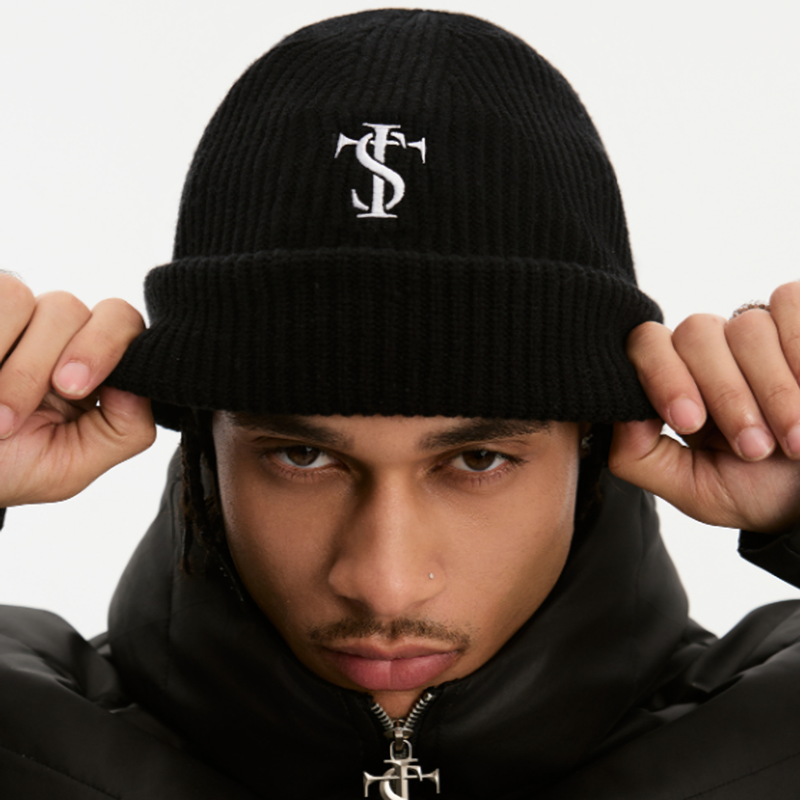 KNITTED BAKLAVA HAT WITH FACE MASK I-0046