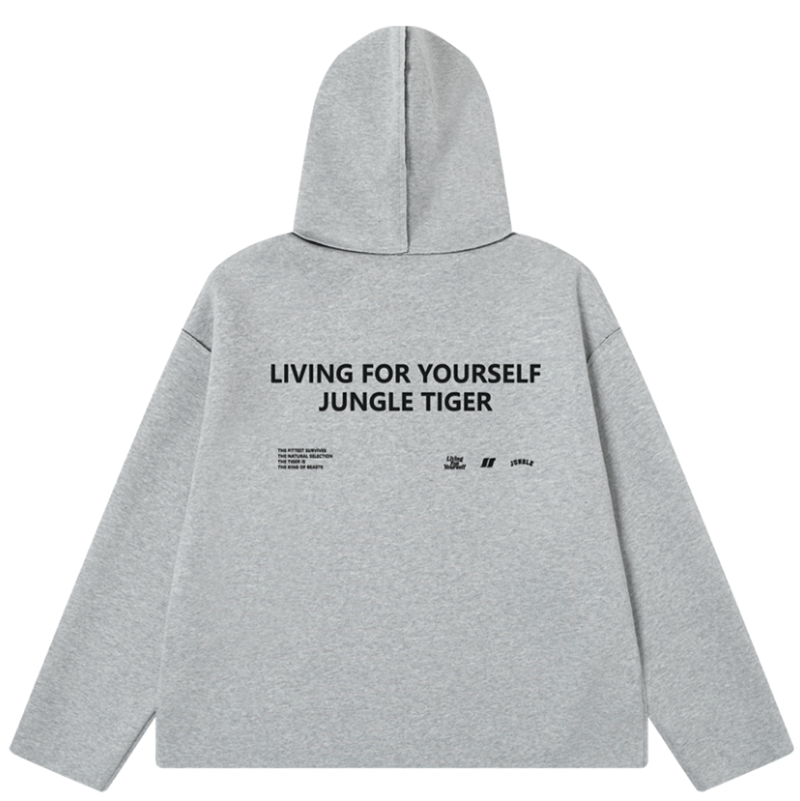 HEAVYWEIGHT V-NECK HOODED SWEATSHIRT I-0193