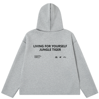 HEAVYWEIGHT V-NECK HOODED SWEATSHIRT I-0193