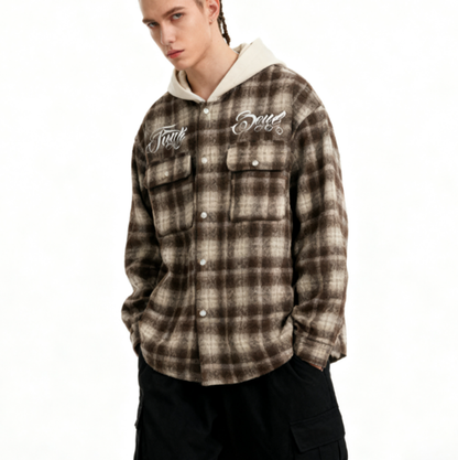FUNKY BBOY HOODED SHIRT I-0175