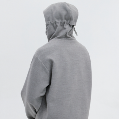 HEAVYWEIGHT TWEED HOODIE JACKET I-0077