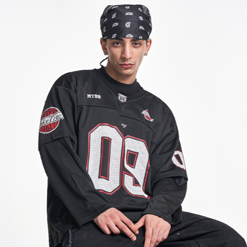 NUMBERED SPORTS HOCKEY SHIRT I-0024